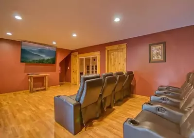 black bear cinema cabin home theater